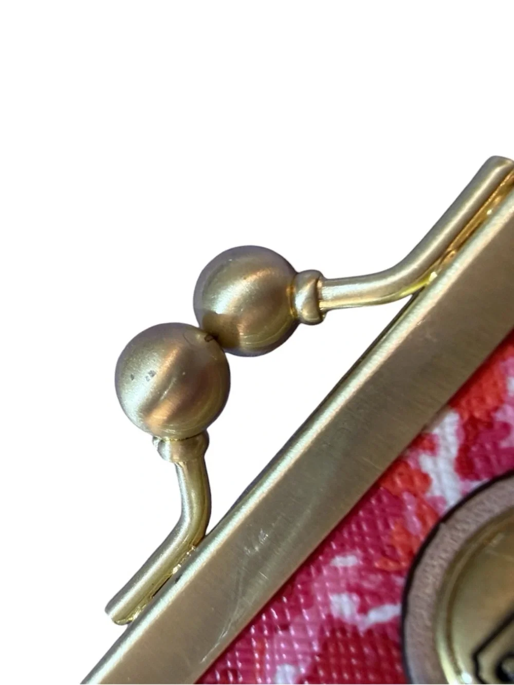 Coach Peyton Floral Framed Kisslock Coin Purse, Hard to Find! - Picture 5 of 10